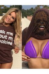 Chewbacca never looked so hot.