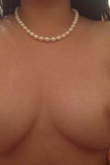 Pearl necklaces though [f]