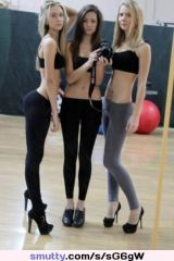 3 girls in heels