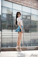 Korean schoolgirl