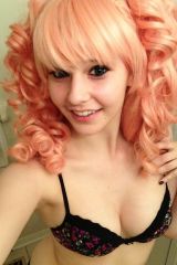 Neon Pink Curls