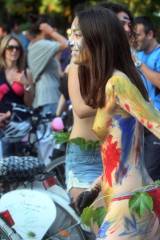 Girl from Greece World Naked Bike Ride