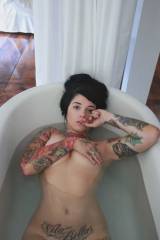 In the tub