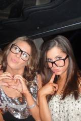 Glasses in the Limo