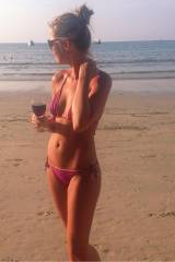 Wine at the beach