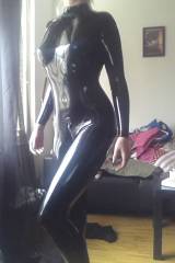 Miss Polli shows off her new catsuit