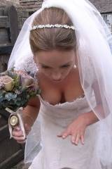 on her wedding