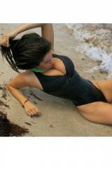 Reclining on the shore