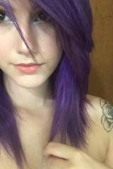 Purple Selfie