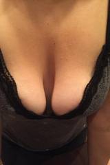 My wife's cleavage