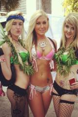 Nice Trio of Festival Girls
