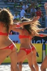 Beach Volleyball Cheerleaders