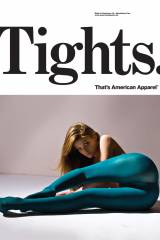 Faye Reagan modelling tights for American Apparel