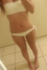 [F] white bikini