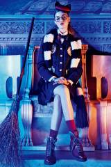 Lindsey Wixson makes a great Harry Potter