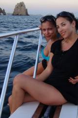 Aria Giovanni and Jelena Jensen on a boat (X-post ...