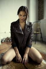 Lacey Banghard wearing leather (X-post /r/Lacey_Ba...