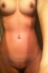 Tight Body and a Belly Button Ring
