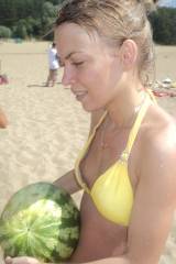Watermelon At The Beach!