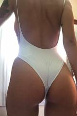 Simple white one piece