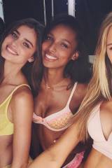 Taylor Marie Hill, Jasmine Tookes and Romee Strijd