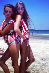American Babes At The Beach.