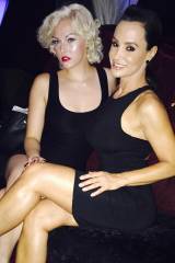 Lisa Ann with Jenna Ivory in black dress