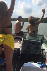 Random ass on a boat
