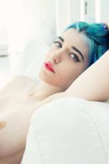 Like a blue haired Jennifer Connelly (x-post from ...