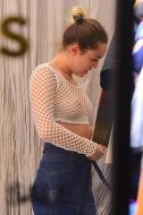Miley Cyrus shopping in New York City a couple day...