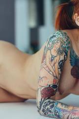 Freckles and tattoos. Janesinner Suicide.