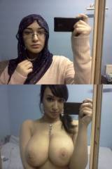 Busty Muslim girl