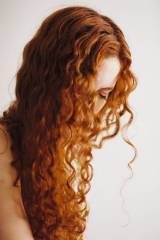 Curly red