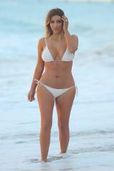 Kim Kardashian white bikini throwback (X-post /r/K...
