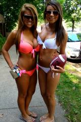 Football and bikinis