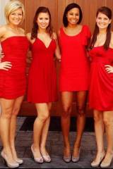 Four in red