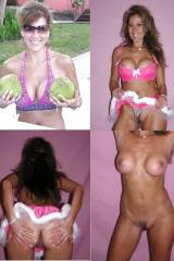 Busty Latina MILF - Bikini in Belize to VS Lingeri...