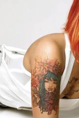 Stunning Hayden Panettiere Tattoos all over