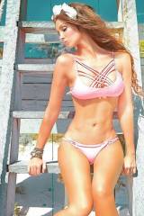 Ana Bekoa - Pink bikini