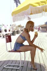 Bikini Girl On The Boardwalk