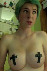 Halfaccidental - cute shorthair with cumtarget che...