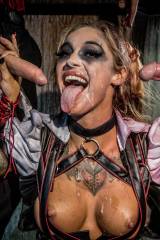 Harley Quinn getting a Double Facial (Kleio Valent...