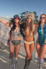 Three Burning Man hotties (from TrueFMK)