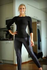 Swedish fitness model Sara Back