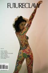 Daisy Lowe nude on the cover of Futureclaw magazin...