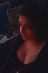 My wife, Saras cleavage. Hope you all enjoy.