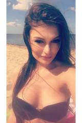 Polish girl on the beach