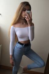 Classic White Shirt and Jeans