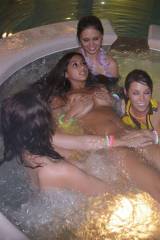 Hot in the hot tub