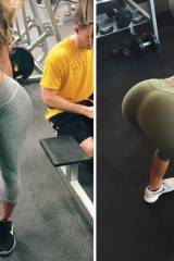 Tight Yoga Pants During GYM make Her more Hot... �...